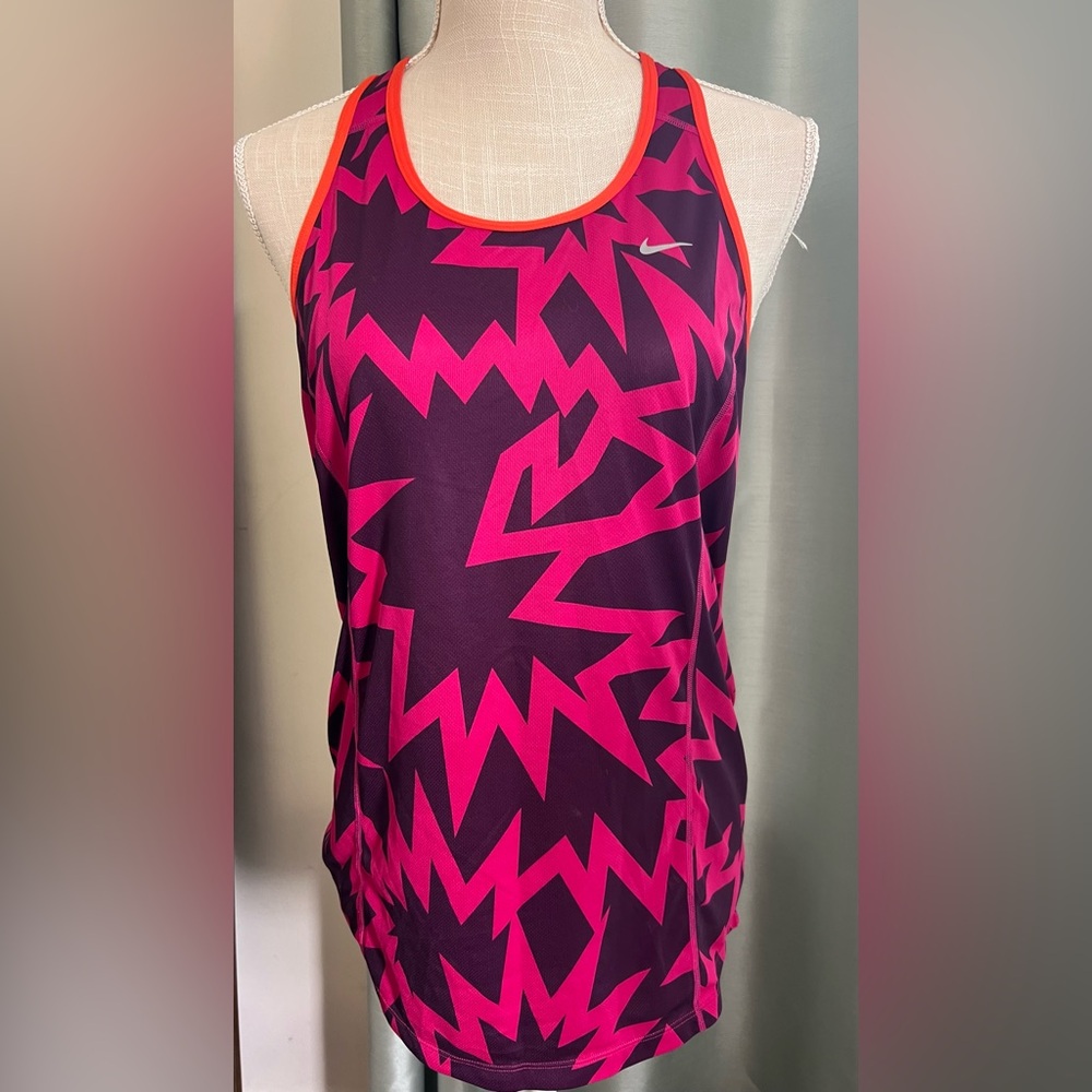 Nike Bold Purple and Pink Tank Top